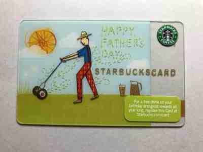 Starbucks Card 2010 Father’s Day Lawn Mower - Sold on eBay Nov, 16th 2018 for $28.09