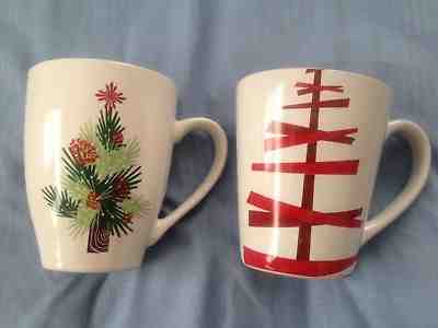 2 CHRISTMAS TREE STARBUCKS COFFEE MUGS, 2011,2012 - Sold on eBay Dec, 1st 2018 for $3.99