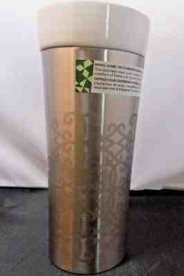 2011 Starbucks Stainless Steel Ceramic Tazo Hybrid Tumbler w/ Press Fit Lid New - Sold on eBay Dec, 1st 2018 for $41.98