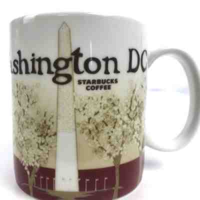 Starbucks Washington DC 16oz Coffee Mug 2011 Global Icon City Monument Collector - Sold on eBay Nov, 30th 2018 for $29.99
