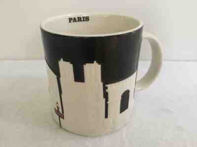 Starbucks PARIS Relief 16oz. Mug 2011 New 4x4in.1/4 Black/White - Sold on eBay Nov, 29th 2018 for $39.00