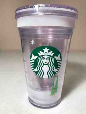 Starbucks 16 oz 2011 Christmas Plastic Tumbler Travel Cup! Iced/Cold Coffee/Tea! - Sold on eBay Nov, 28th 2018 for $6.00