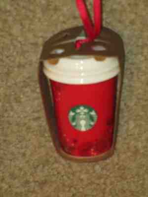 NEW Starbucks Christmas 2013 To Go Cup Ceramic Holiday Hanging Ornament - Sold on eBay Dec, 1st 2018 for $7.00