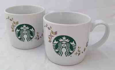 Starbucks Holiday 2013 • Set of Two - Shared Moments Christmas Collection Mug - Sold on eBay Dec, 1st 2018 for $12.95