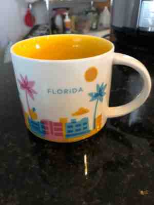Starbucks You Are Here Collector Series Florida 14 fl. oz. 2013 YAH Coffee Mug - Sold on eBay Dec, 1st 2018 for $7.00