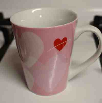 STARBUCKS Valentines Day Pink Red Hearts Love Collector Mug 12 oz 2014 EUC - Sold on eBay Dec, 2nd 2018 for $5.45