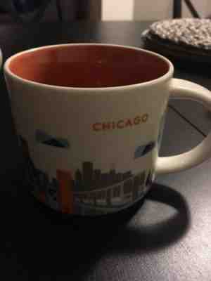Starbucks Chicago You Are Here Collection coffee mug (2014 edition) - Sold on eBay Dec, 1st 2018 for $16.00