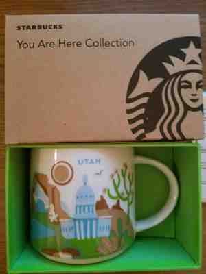 STARBUCKS UTAH You Are Here YAH Mug - NEW IN BOX 2014 - Sold on eBay Nov, 28th 2018 for $22.00