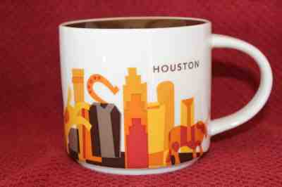 2014 Starbucks Houston “You Are Here” 14 oz Coffee Mug Cup - Sold on eBay Nov, 28th 2018 for $11.99