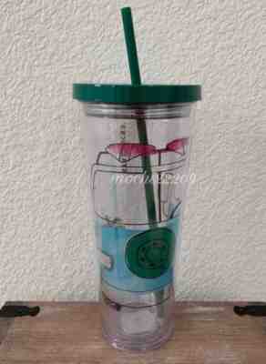 Starbucks 2014 Beach Van Cold Cup Tumbler Venti 24 fl oz - Sold on eBay Nov, 27th 2018 for $29.99