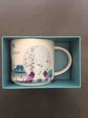 Starbucks EPCOT gray Monorail YAH (You Are Here) Mug Disney price tag & part box - Sold on eBay Dec, 2nd 2018 for $31.00