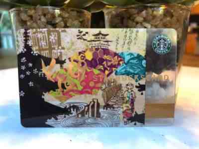 New Starbucks Gift Card Japan KYOTO Limited Edition  #6060 (not Loaded) - Sold on eBay Dec, 2nd 2018 for $12.50