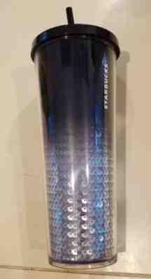 2018 Starbucks BLACK/SILVER OMBRE SEQUINS 24oz Cold Cup Holiday Limited Edition - Sold on eBay Dec, 2nd 2018 for $39.95