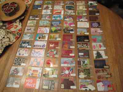 Starbucks Gift Card Lot of 72 New Year, Christmas, Thanks, Mom  various years - Sold on eBay Dec, 2nd 2018 for $5.50