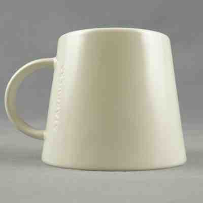 Starbucks 2014 Wide Base Triangular Etched Logo 16 oz Coffee Mug - Sold on eBay Dec, 2nd 2018 for $16.99