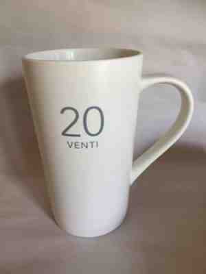 Classic STARBUCKS White 20 Venti Mug Large Ceramic- 2011 - Sold on eBay Dec, 2nd 2018 for $16.99