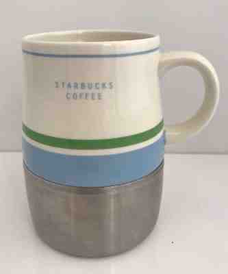 Starbucks Coffee Travel Mug With stainless steel Bottom  - Sold on eBay Dec, 2nd 2018 for $9.00