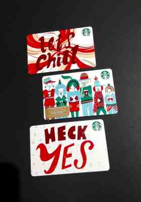 CANADA  STARBUCKS " R " Marker ( RECYCLED PAPER ) GIFT CARD -LOT OF 3 PCS. - NEW - Sold on eBay Dec, 2nd 2018 for $12.99