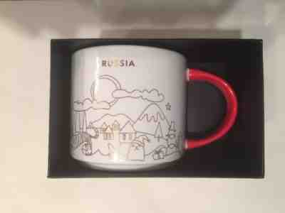 Starbucks Xmas RUSSIA 2018 You Are Here YAH Series Mug With Box - Sold on eBay Dec, 2nd 2018 for $45.00
