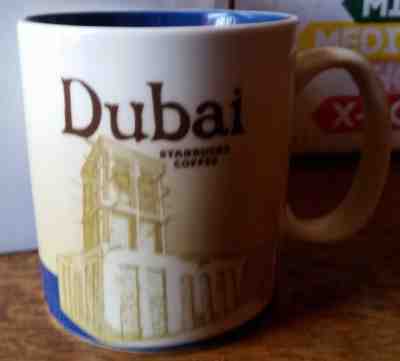 16oz Starbucks Coffee Mug Global Idol City Dubai Collector Series Mugs 2011 - Sold on eBay Dec, 2nd 2018 for $20.50