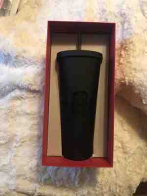 Limited Edition matte black cold cup 24 oz. Starbucks - Sold on eBay Dec, 2nd 2018 for $75.00