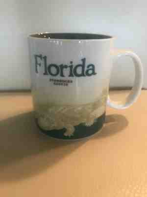 Starbucks Coffee Mug Collector Series Florida 16 Oz - Sold on eBay Dec, 2nd 2018 for $13.00