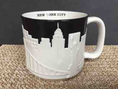 NEW Large Starbucks 2010 New York City Skyline Taxi 18 oz Bone China Coffee Mug - Sold on eBay Dec, 2nd 2018 for $21.99