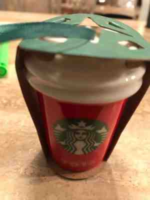 Starbucks Mini Ornament Red Cup NEW - Sold on eBay Dec, 2nd 2018 for $5.50