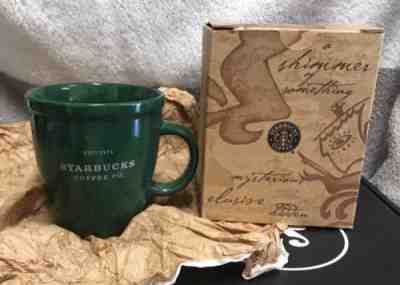 Starbucks 2001 Abbey Mug NWOT - Christmas Tree Green - Sold on eBay Dec, 2nd 2018 for $16.95