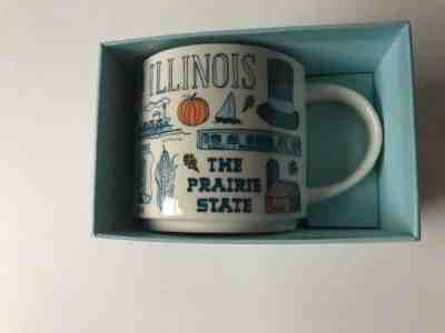 Starbucks Been There Cup Mug Illinois Across The Globe Collection 14 Oz NIB  - Sold on eBay Dec, 2nd 2018 for $17.00