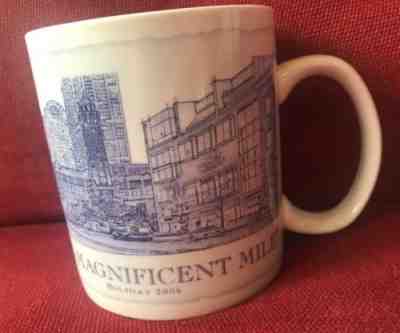 Starbucks Mug Coffee Cup 2006 The Magnificent Mile Architectural Series Mugs - Sold on eBay Dec, 2nd 2018 for $19.99