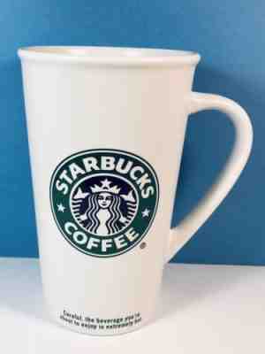 Starbucks 2006 Ceramic Mug Tall Latte Grande White Coffee Cup 16oz Clean - Sold on eBay Dec, 2nd 2018 for $14.00