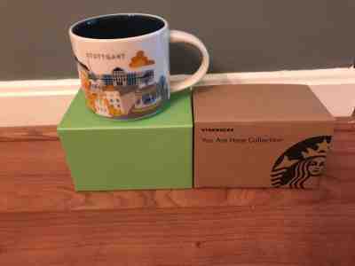 NWT Starbucks STUTTGART Germany You Are Here YAH Collector Series Mug with SKU - Sold on eBay Dec, 2nd 2018 for $35.99