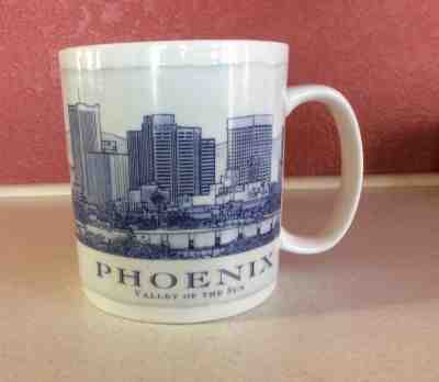 Starbucks Coffee Mug Phoenix Valley of Sun Architectural Series 2006 - 18oz - Sold on eBay Dec, 2nd 2018 for $9.99