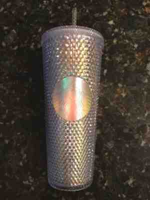 Starbucks 2018 Rainbow Iridescent Glitter Traveler Tumbler Holiday Cup 24 Oz NEW - Sold on eBay Dec, 2nd 2018 for $21.00