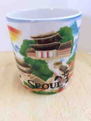  Starbucks 2012 SEOUL DAY 16 Ounce Mug Korean Landscape VGC - Sold on eBay Dec, 2nd 2018 for $14.95