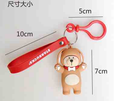 Starbucks Bear Keychain Bearista Roster Dog Year Chinese New Year Collection New - Sold on eBay Dec, 2nd 2018 for $10.50