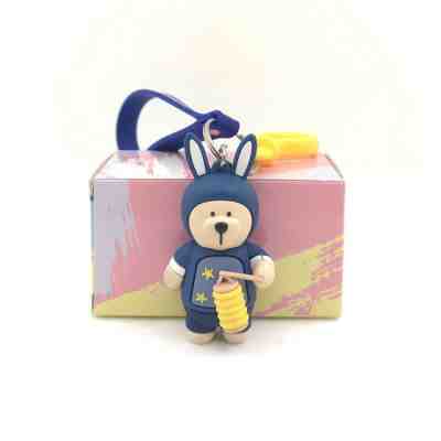 Starbucks Keychain Bearista Mid-Autumn Cute Bear Bear Key Chain Keyring Rare New - Sold on eBay Dec, 2nd 2018 for $15.00
