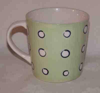 Starbucks Coffee Barista Mug*Large*Pale Green with Polka Dots*2003*Siren Logo - Sold on eBay Dec, 3rd 2018 for $19.99