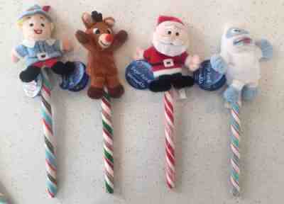 NWT STARBUCKS Finger Puppets 2003 Rudolph Santa Bumble & Hermey Set of 4 - Sold on eBay Oct, 31st 2018 for $49.99