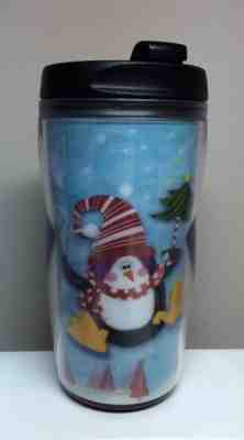 Starbucks (2004) 8oz. Christmas Tumbler (3D HOLOGRAPHIC Penguin Design) - Sold on eBay Oct, 19th 2018 for $7.99