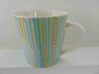 Starbucks 2005 STRIPED MULTICOLOR 16 fl oz Ceramic Coffee Mug Cup - Sold on eBay Dec, 2nd 2018 for $7.90
