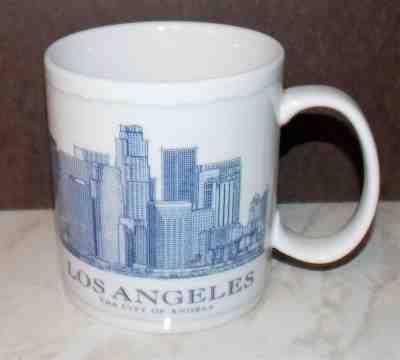 2007 STARBUCKS LOS ANGELES CITY STATISTICS COFFEE CUP MUG  - Sold on eBay Dec, 2nd 2018 for $17.00