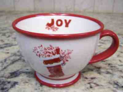 2007 STARBUCKS PEDISTAL CHRISTMAS CUP "JOY" WITH STOCKING - Sold on eBay Dec, 2nd 2018 for $4.95