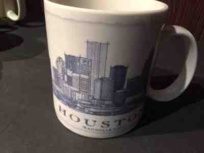 2008 Starbucks HOUSTON Magnolia City Coffee Mug 18 Fl Oz   Blue and White - Sold on eBay Dec, 2nd 2018 for $19.95