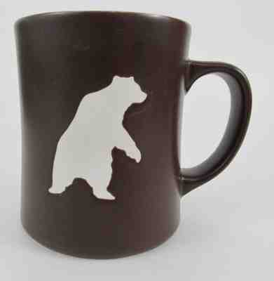 Starbucks Yukon Polar Bear Coffee Mug Matte Brown 2010 Large Fine Bone China - Sold on eBay Nov, 28th 2018 for $29.99