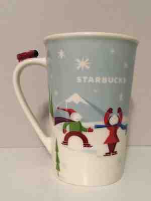 Starbucks Christmas Mug 2011 Sled Skate Airplane - Sold on eBay Dec, 2nd 2018 for $10.00