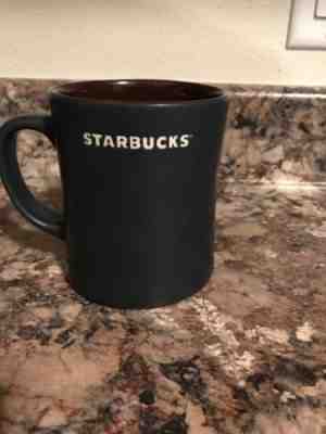 2011 STARBUCKS FRENCH ROAST MATTE BLACK EXTERIOR 16OZ COFFEE MUG CUP NEW - Sold on eBay Dec, 2nd 2018 for $4.10