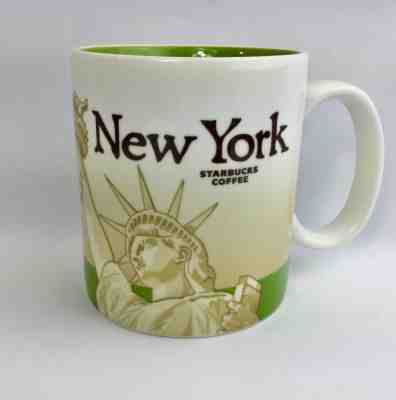 STARBUCKS COFFEE NEW YORK CITY 2012 GLOBAL ICON STATUE OF LIBERTY 16 OZ MUG  - Sold on eBay Dec, 2nd 2018 for $24.99