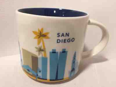 Starbucks San Diego CA City Cup Mug "You Are Here" YAH Collection 14 Oz 2013 - Sold on eBay Dec, 2nd 2018 for $20.99